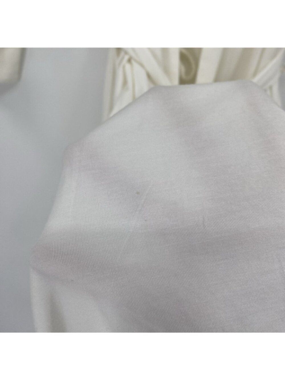 COZY EARTH Women's Size M Bamboo Stretch-Knit Robe Ivory White Loungewear - Picture 11 of 16
